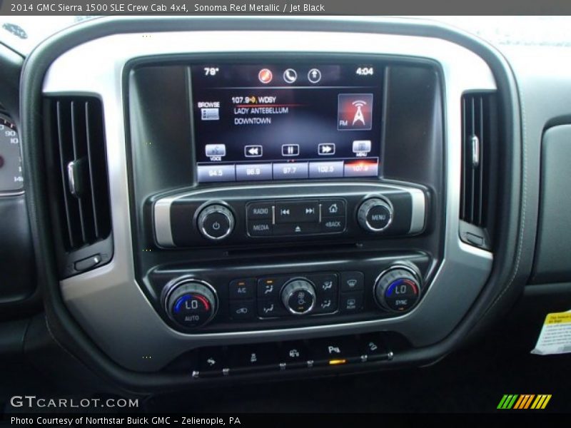 Sonoma Red Metallic / Jet Black 2014 GMC Sierra 1500 SLE Crew Cab 4x4