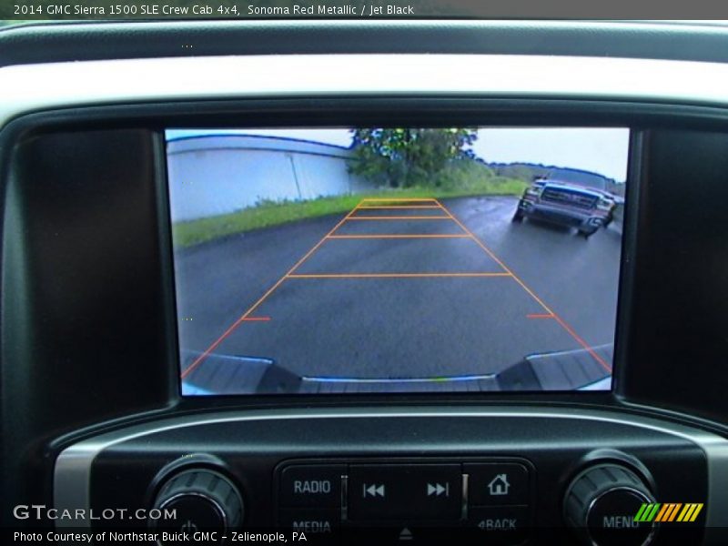 Sonoma Red Metallic / Jet Black 2014 GMC Sierra 1500 SLE Crew Cab 4x4
