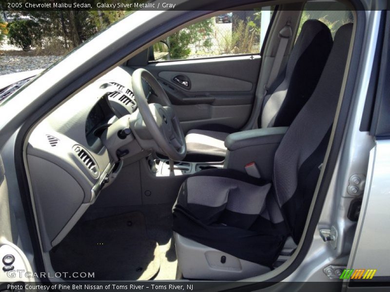 Galaxy Silver Metallic / Gray 2005 Chevrolet Malibu Sedan