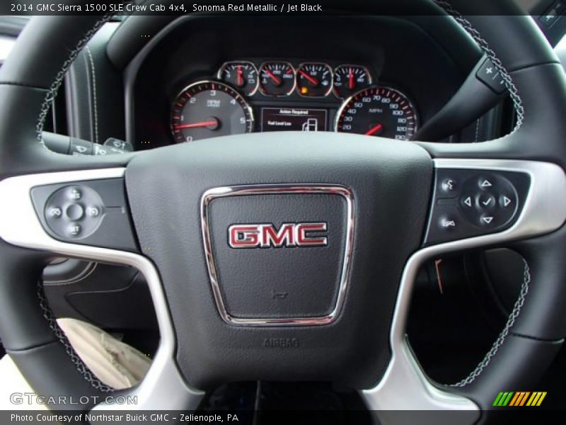 Sonoma Red Metallic / Jet Black 2014 GMC Sierra 1500 SLE Crew Cab 4x4