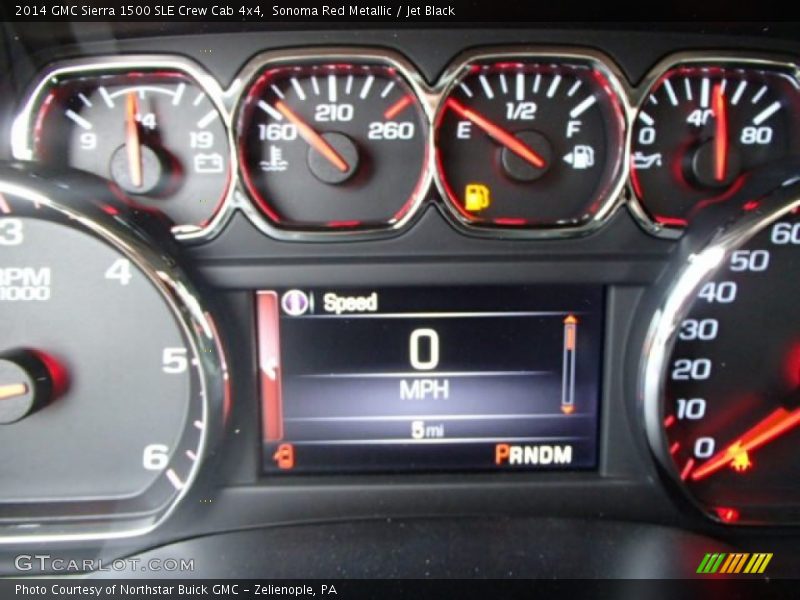 Sonoma Red Metallic / Jet Black 2014 GMC Sierra 1500 SLE Crew Cab 4x4
