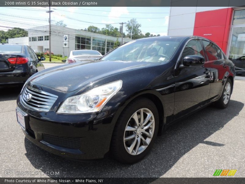 Black Obsidian / Graphite 2008 Infiniti G 35 Sedan