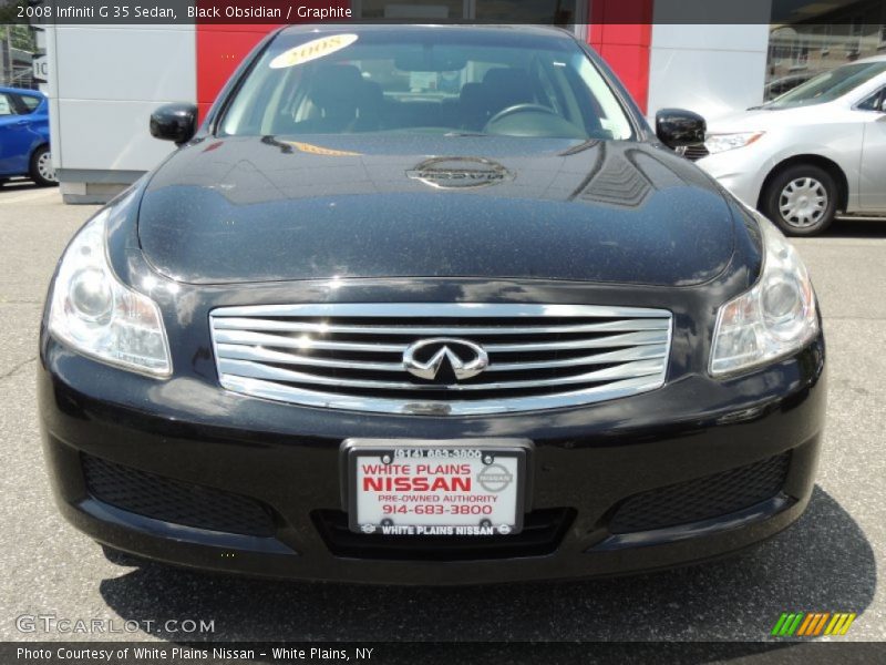 Black Obsidian / Graphite 2008 Infiniti G 35 Sedan