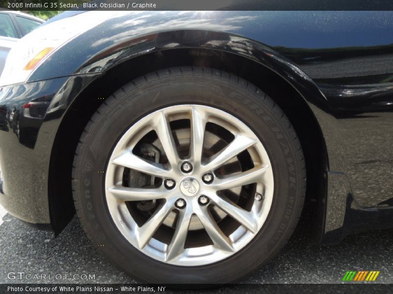 Black Obsidian / Graphite 2008 Infiniti G 35 Sedan