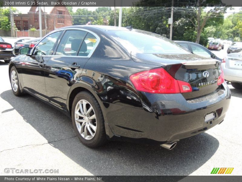Black Obsidian / Graphite 2008 Infiniti G 35 Sedan