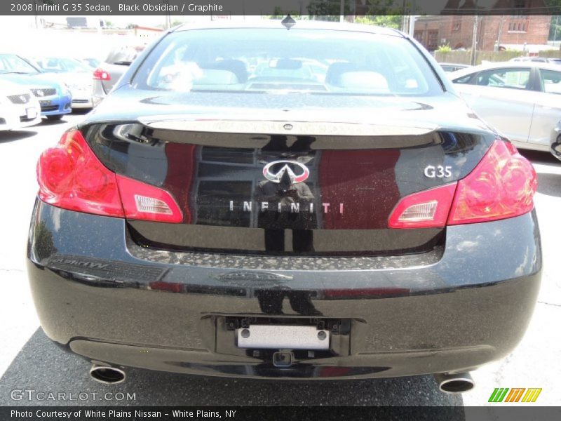 Black Obsidian / Graphite 2008 Infiniti G 35 Sedan