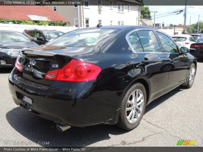 Black Obsidian / Graphite 2008 Infiniti G 35 Sedan