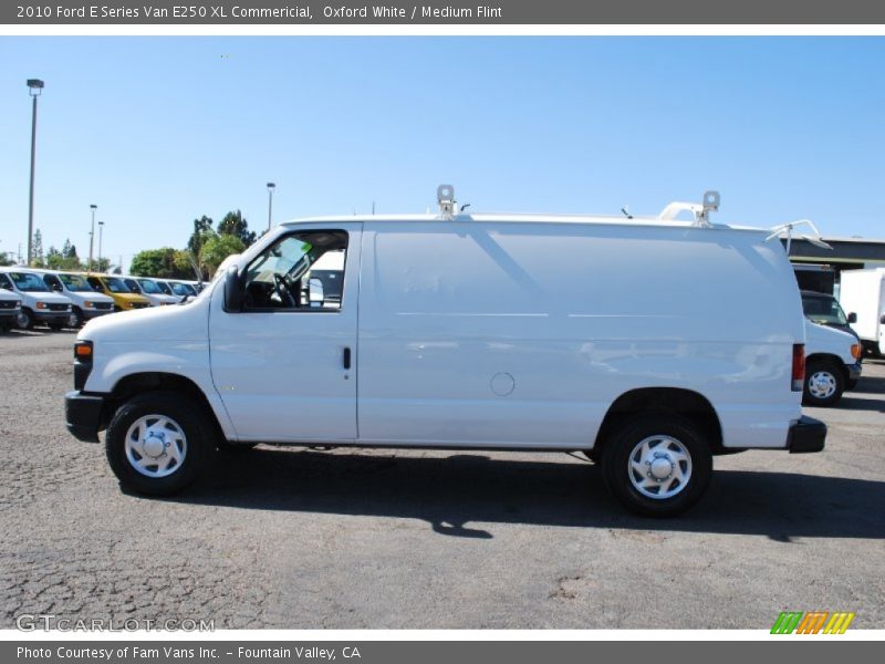 Oxford White / Medium Flint 2010 Ford E Series Van E250 XL Commericial