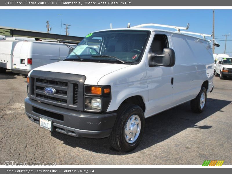 Oxford White / Medium Flint 2010 Ford E Series Van E250 XL Commericial
