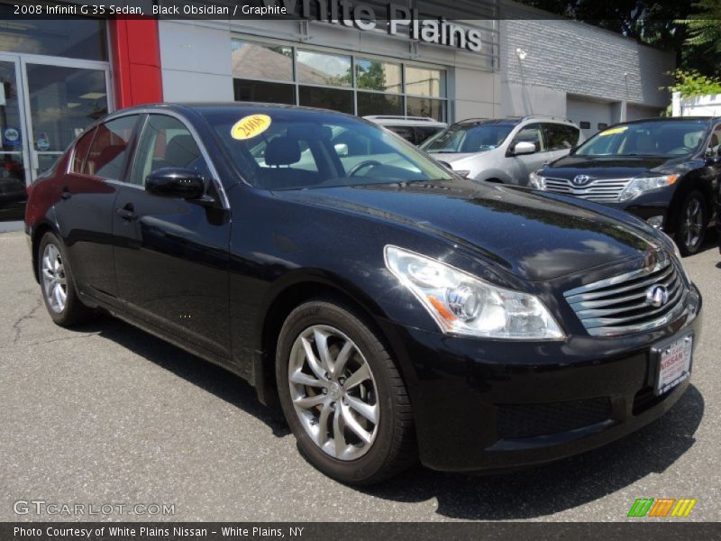 Black Obsidian / Graphite 2008 Infiniti G 35 Sedan