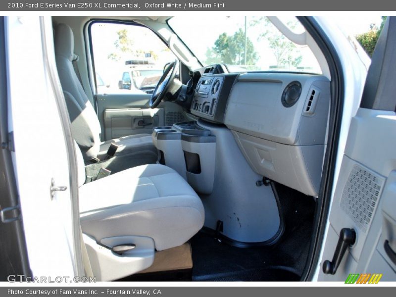 Oxford White / Medium Flint 2010 Ford E Series Van E250 XL Commericial