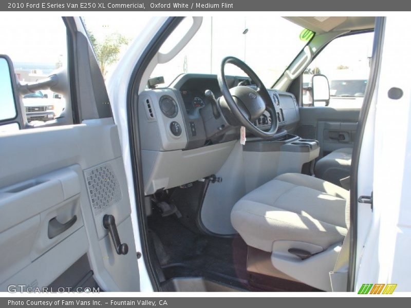Oxford White / Medium Flint 2010 Ford E Series Van E250 XL Commericial