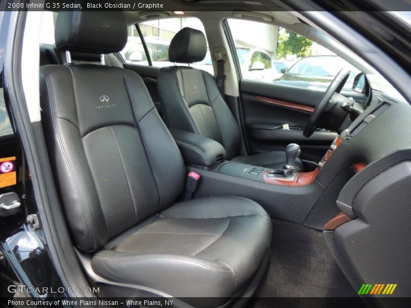 Black Obsidian / Graphite 2008 Infiniti G 35 Sedan