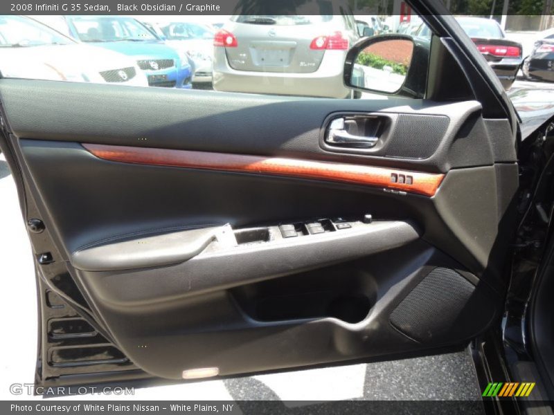 Black Obsidian / Graphite 2008 Infiniti G 35 Sedan