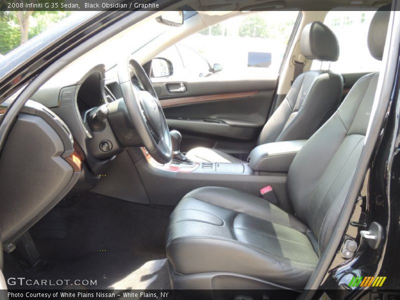 Black Obsidian / Graphite 2008 Infiniti G 35 Sedan