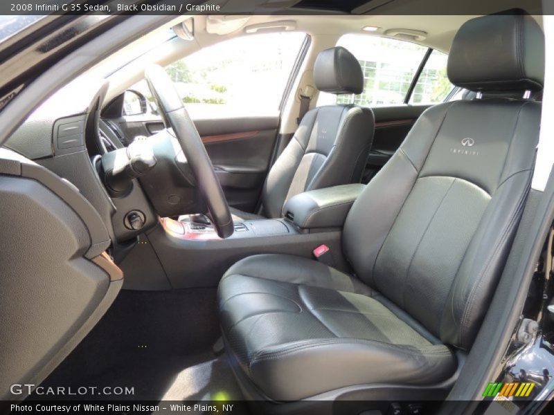 Black Obsidian / Graphite 2008 Infiniti G 35 Sedan