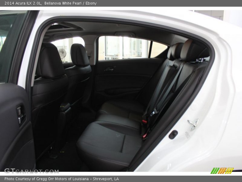 Rear Seat of 2014 ILX 2.0L