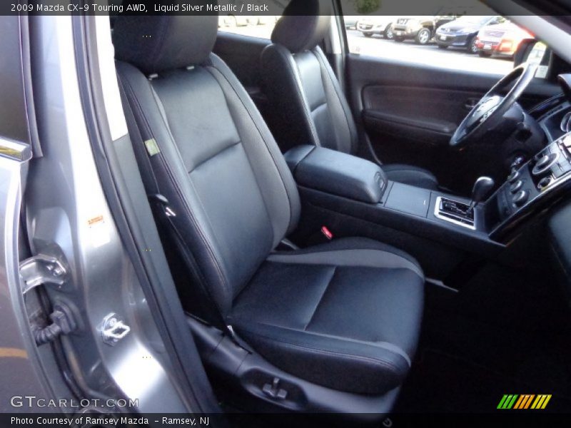 Liquid Silver Metallic / Black 2009 Mazda CX-9 Touring AWD