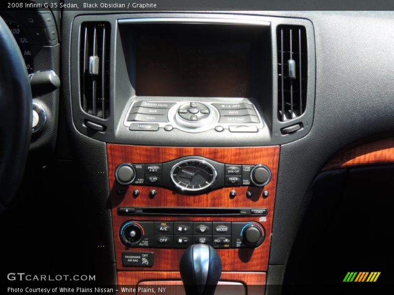 Black Obsidian / Graphite 2008 Infiniti G 35 Sedan