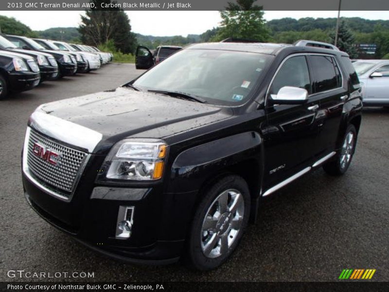 Carbon Black Metallic / Jet Black 2013 GMC Terrain Denali AWD