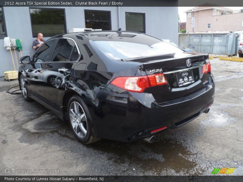 Crystal Black Pearl / Ebony 2012 Acura TSX Special Edition Sedan