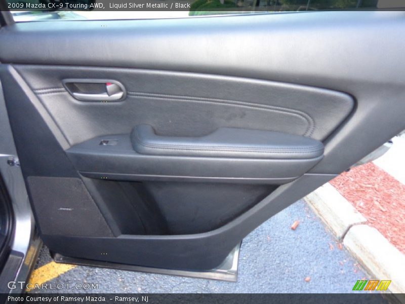 Liquid Silver Metallic / Black 2009 Mazda CX-9 Touring AWD