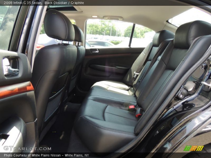 Black Obsidian / Graphite 2008 Infiniti G 35 Sedan