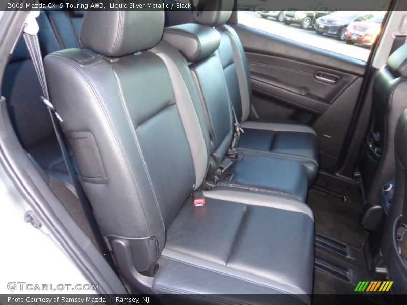 Liquid Silver Metallic / Black 2009 Mazda CX-9 Touring AWD