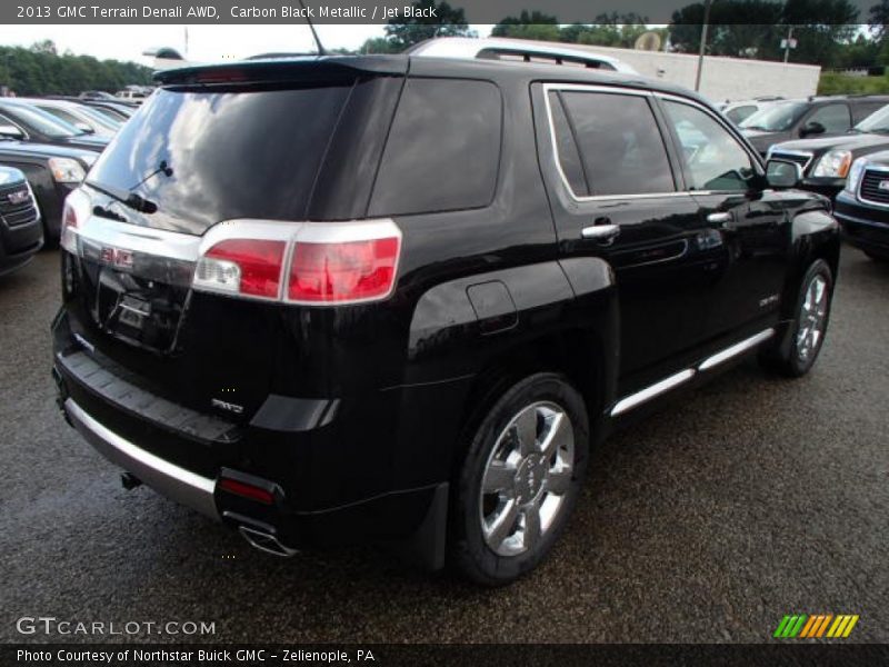 Carbon Black Metallic / Jet Black 2013 GMC Terrain Denali AWD