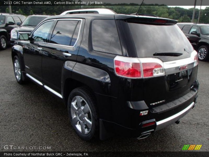 Carbon Black Metallic / Jet Black 2013 GMC Terrain Denali AWD