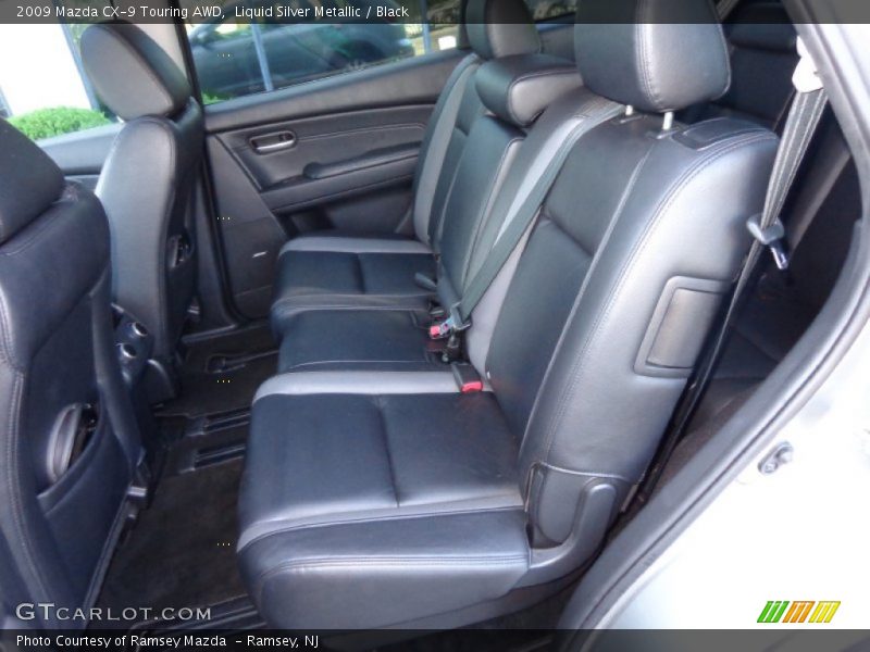 Liquid Silver Metallic / Black 2009 Mazda CX-9 Touring AWD