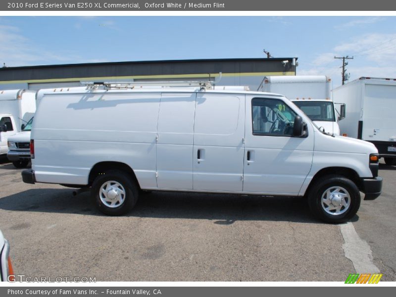 Oxford White / Medium Flint 2010 Ford E Series Van E250 XL Commericial