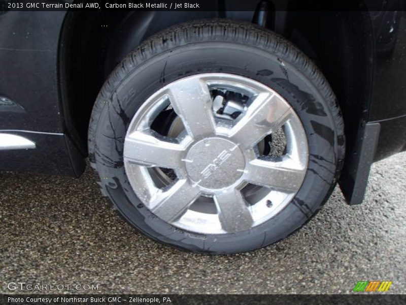 Carbon Black Metallic / Jet Black 2013 GMC Terrain Denali AWD