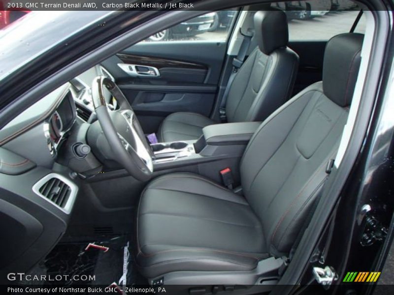 Carbon Black Metallic / Jet Black 2013 GMC Terrain Denali AWD