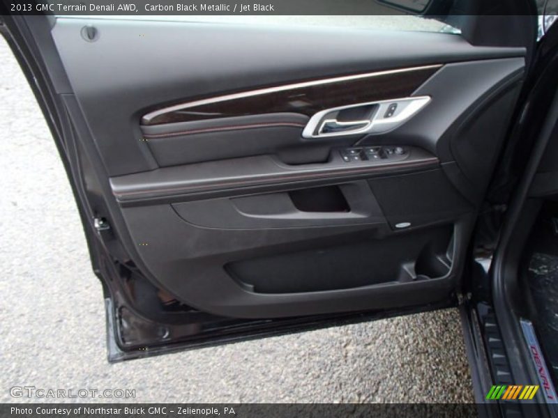 Carbon Black Metallic / Jet Black 2013 GMC Terrain Denali AWD