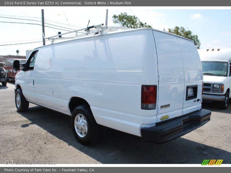Oxford White / Medium Flint 2010 Ford E Series Van E250 XL Commericial
