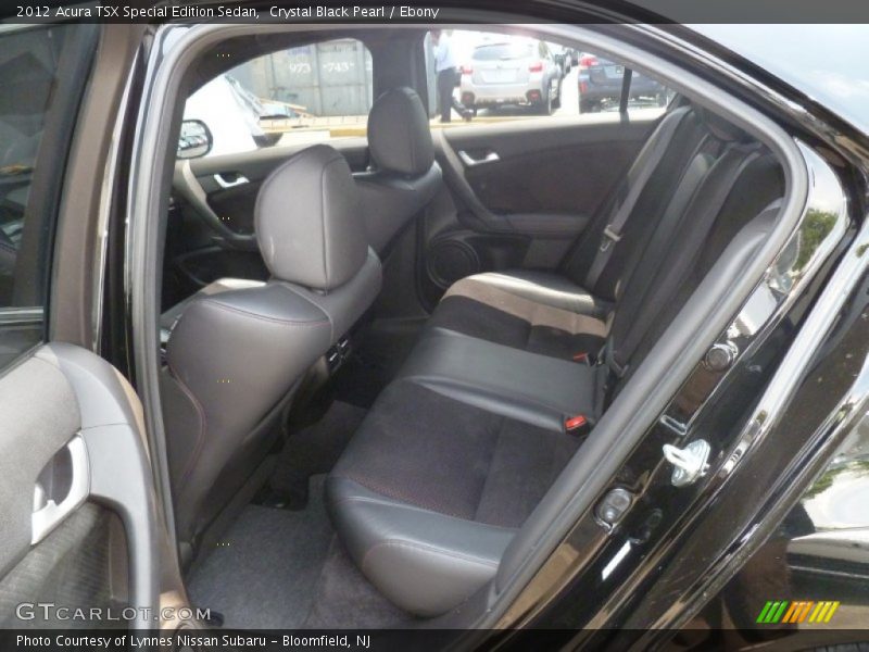 Rear Seat of 2012 TSX Special Edition Sedan