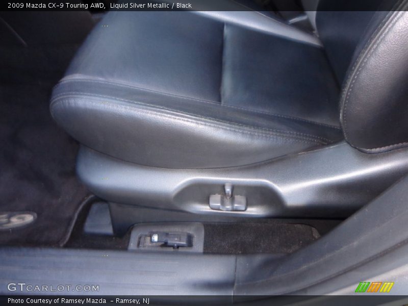 Liquid Silver Metallic / Black 2009 Mazda CX-9 Touring AWD