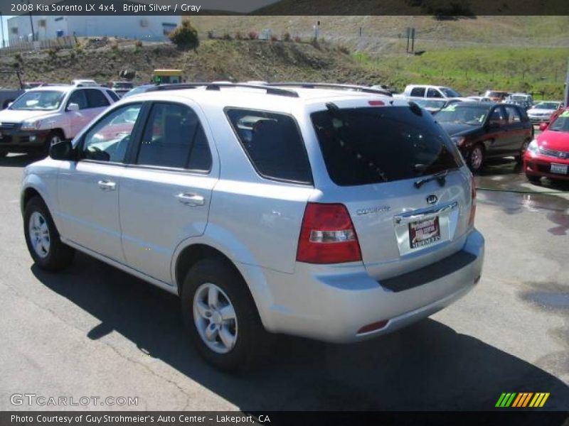 Bright Silver / Gray 2008 Kia Sorento LX 4x4