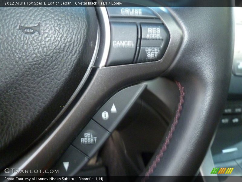 Controls of 2012 TSX Special Edition Sedan