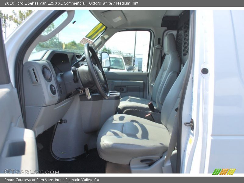 Oxford White / Medium Flint 2010 Ford E Series Van E250 XL Commericial