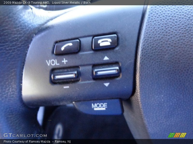 Liquid Silver Metallic / Black 2009 Mazda CX-9 Touring AWD