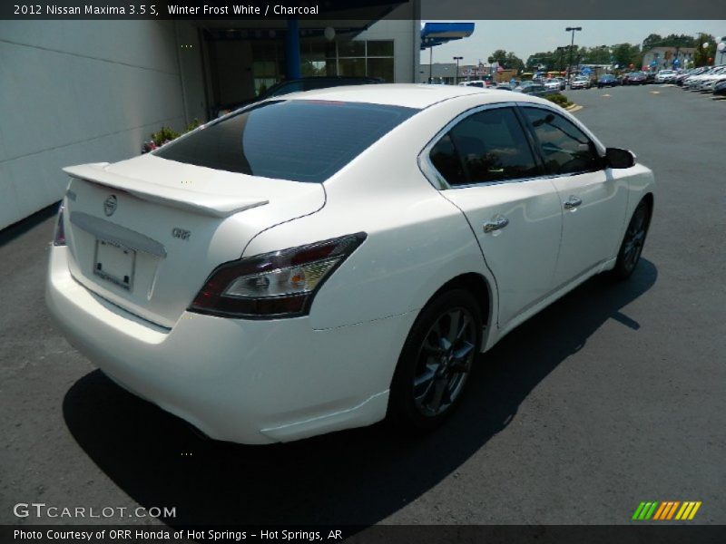 Winter Frost White / Charcoal 2012 Nissan Maxima 3.5 S