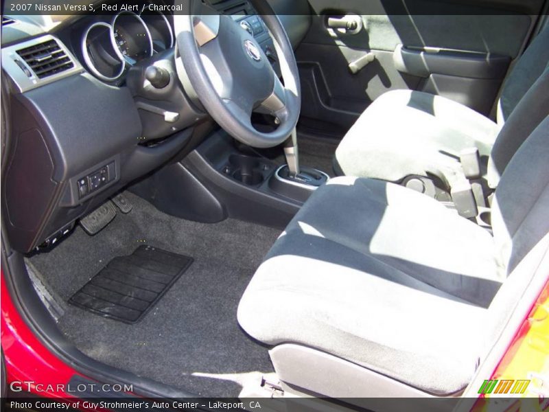 Red Alert / Charcoal 2007 Nissan Versa S