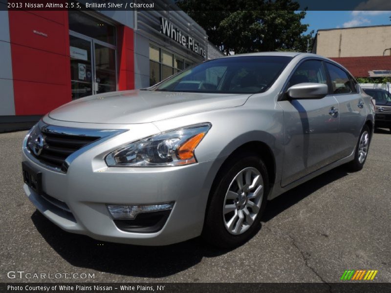 Brilliant Silver / Charcoal 2013 Nissan Altima 2.5 S