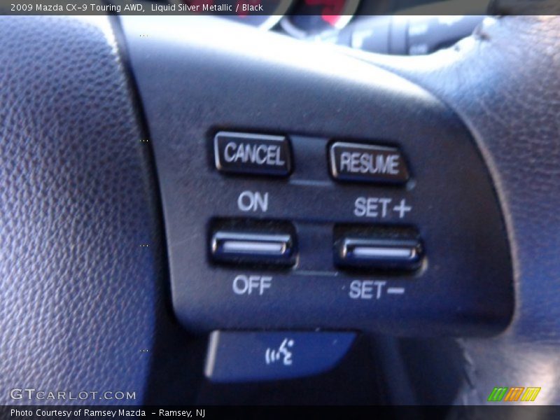 Liquid Silver Metallic / Black 2009 Mazda CX-9 Touring AWD