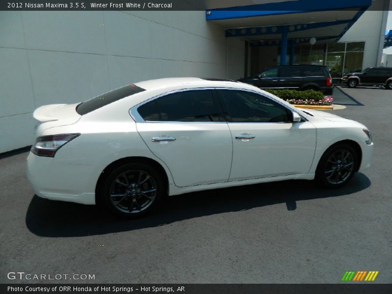 Winter Frost White / Charcoal 2012 Nissan Maxima 3.5 S