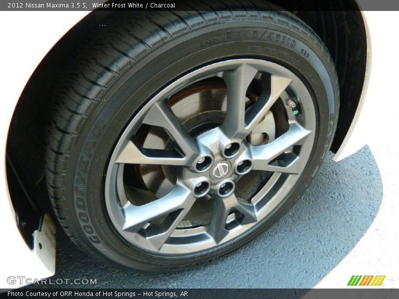 Winter Frost White / Charcoal 2012 Nissan Maxima 3.5 S