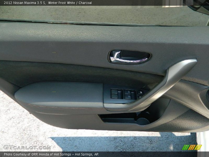 Winter Frost White / Charcoal 2012 Nissan Maxima 3.5 S