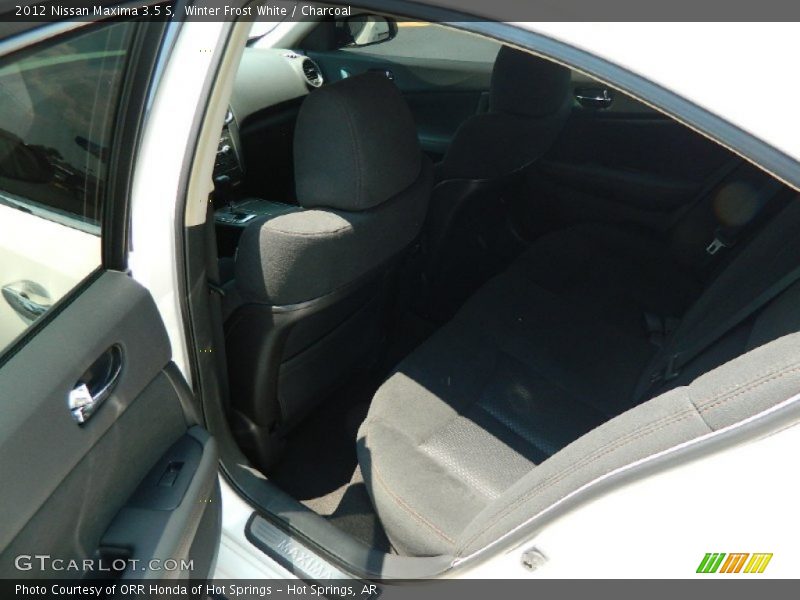 Winter Frost White / Charcoal 2012 Nissan Maxima 3.5 S